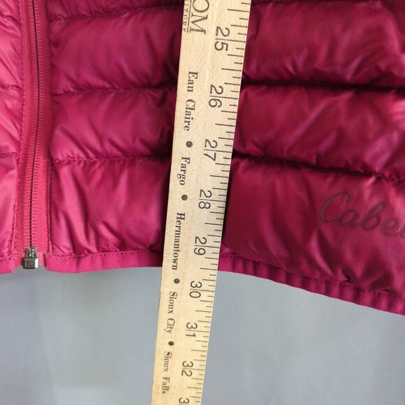 Cabelas Down Puffer Jacket Womens 2XL Pink - Picture 5 of 6